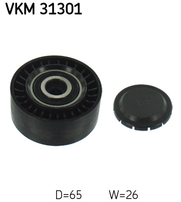 kreipiantysis skriemulys, V formos rumbuotas diržas - VKM 31301 SKF